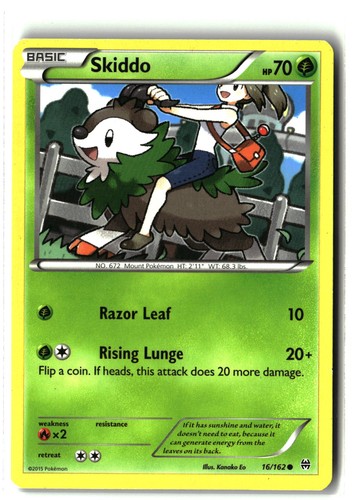 Skiddo common pokemon - pokemon, tcg